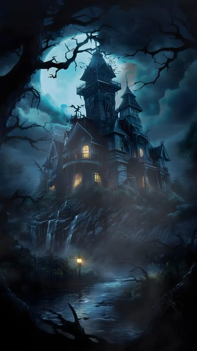 Happy Halloween Pictures, Spooky Halloween Pictures, Halloween Wallpaper Cute, Halloween Wallpaper Backgrounds, Spooky House, Halloween Live Wallpaper, Scary Houses, Halloween Images, Happy Halloween Gif Halloween Haunted Hotel Happy Halloween Pictures, Spooky Halloween Pictures, Halloween Cute, dark slate gray