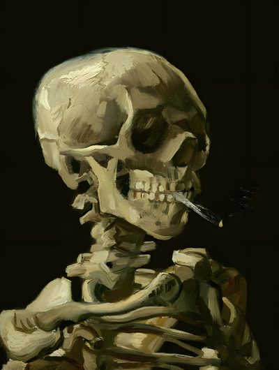 Van Gogh Skeleton, Van Gogh Skeleton Drawing, Van Gogh Skeleton Painting, Van Gogh Skeleton Tattoo, Van Gogh Skull Painting, Can Gogh Skeleton, Head Of A Skeleton Van Gogh, Skull Of A Skeleton Van Gogh Tattoo, Skull Of Skeleton Van Gogh Halloween Van Gogh Skeleton Van Gogh Skeleton, Van Gogh Skeleton Drawing, Van Gogh Skeleton Painting, black
