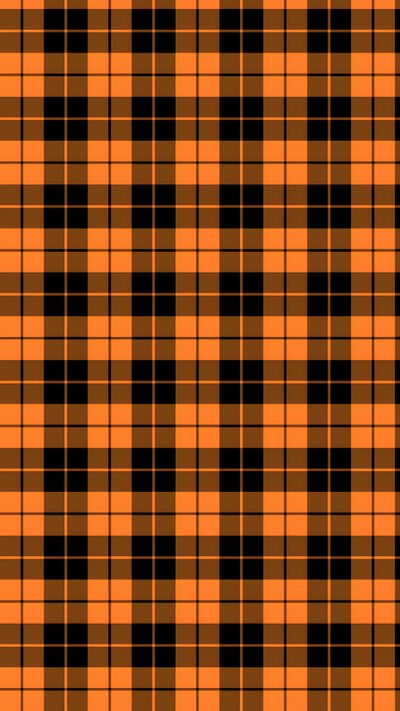 an orange and black plaid pattern Halloween Orange Plaid Halloween Theme Background, Halloween Scrapbook Background, Halloween Aesthetic Background, saddle brown