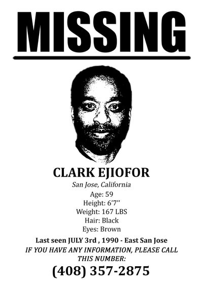 the missing poster for clark elofor Missing Halloween Poster Clark, Backrooms Poster, Missing Poster, Grungy Makeup, Pleasing People, white