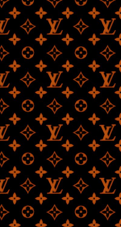 an orange louis vuitton pattern on black Louis Vuitton Halloween Iphone Orange Supreme, Orange Money, Red And Black Louis Vuitton,