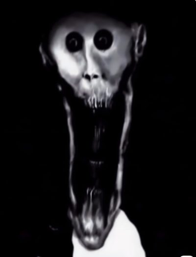 an image of a creepy man with his mouth open Halloween Creepy Creepy Thing, Scary Horror Characters, A Monster, The Boiled, Scary Funny Pics, black