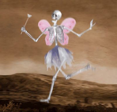 a skeleton dressed as a fairy dancing in the desert with a pink flower on it's back Halloween Meme Memes Lol, Snapchat Stickers, Collage Mural, Photo Wall Collage, Love Is, sienna