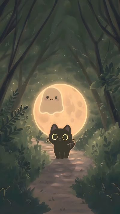 Lovely Ghost, Cute Live Wallpapers Aesthetic, Cute Wallpapers Ghost, Ghost Wallpapers Cute, Cute Charging Animation, Ghost Cat Wallpaper Iphone, Cute Ghost Cat Wallpaper, Adorable Ghost, Cute Little Ghost Wallpaper Kawaii Halloween Gif Lovely Ghost, Cute Live Aesthetic, Cute Ghost, Ghost Cute, dark slate gray