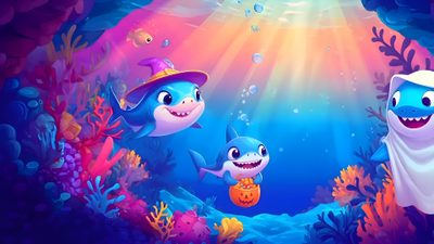 Baby Shark Halloween Song for Kids, check out the full video on You Tube Shark Halloween, Halloween Songs, Kids Songs, Baby Shark, Halloween Hacks, Music For Kids, Story Time, Trick Or Treat, Songs Baby Shark Halloween Shark Halloween, Halloween Songs, Kids Songs, Baby Shark, Halloween Hacks, slate blue