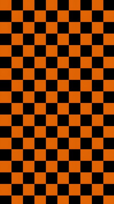 an orange and black checkerboard pattern that looks like it is going to fall Halloween Checkered Halloween Texture, Orange And Black Pattern, Orange And Black Halloween Aesthetic, saddle brown
