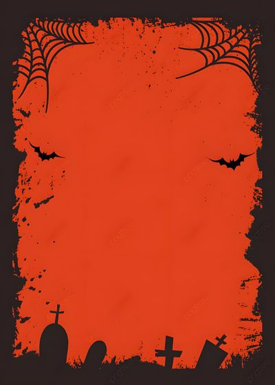 an orange halloween background with bats and tombstones Halloween Orange Web Cartoon, Halloween Backgrounds, Halloween, Chinese New Year Flower, chocolate