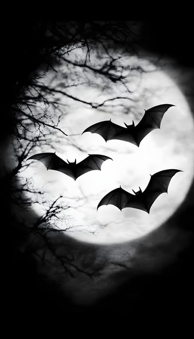 Dark Bat Wallpaper, Gothic Bats Wallpaper, Batman Wallpaper, Gothic Bat Phone Wallpaper, Paint Nite, Halloween Bats Moon Wallpaper, Halloween Silhouettes, Vision Art, Gothic Bat Wallpaper Aesthetic Gothic Halloween Bats Black White Dark Bat, Gothic Bats, Batman, Gothic Bat Phone, Paint Nite,