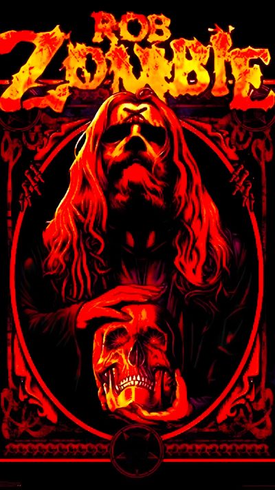 the poster for rob zombie's upcoming album Halloween Rob Zombie Metal Art, Rob Zombie, Metallica Art, Heavy Metal, Heavy Metal Art, Zombie, black