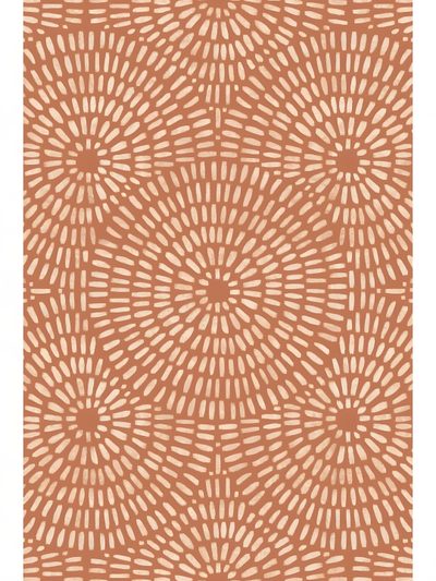 an orange and white abstract pattern with circles on it's surface, in shades of brown Retro Halloween Ivory Pattern, Terracotta Phone, Print Inspiration, indian red