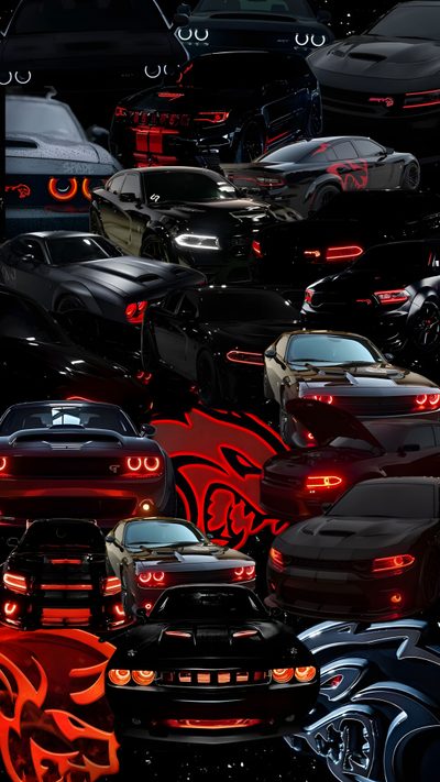 a bunch of cars that are all different colors Halloween Hellcat Scary Halloween Decorations Outdoor, Dodge Charger Hellcat, Charger Srt Hellcat, black