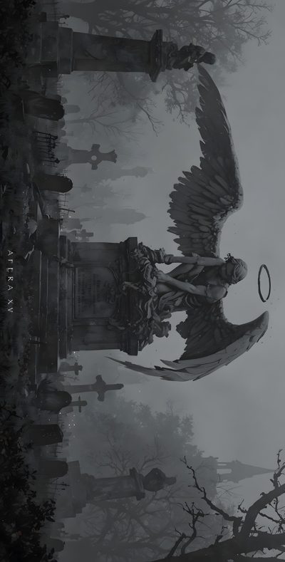 an image of a bird flying in the sky Gothic Halloween All Gray Grey By Angel Goth Pc, Dark For Tablet, 2560x1600 4k, Gothic Pc,