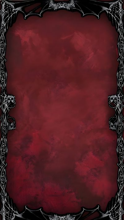 a red and black background with an ornate frame on the bottom right corner, as if it were from a gothic era Halloween Layout Gothic Medieval, Vampire Background, Red And Black Text Card, maroon