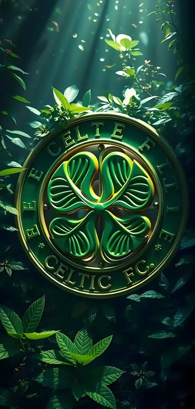 an image of a green clover with the words celtic on it and leaves surrounding it Halloween Celtic Iphone Iphone Celtic, Celtic Fc 4k, Celtic Fc Phone, Logo Celtic Fc, Glasgow Celtic, black