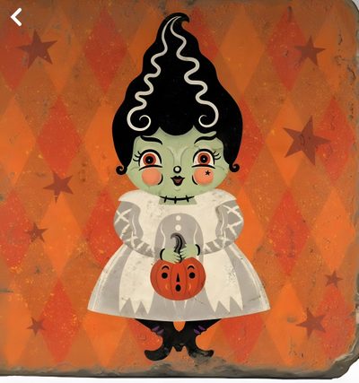 Old Halloween Characters, Frankenstein Girl Pumpkin, Traditional Halloween Characters, Cute Vintage Halloween Images, Halloween Art Frankenstein, Cute Vintage Halloween, Vintage Halloween Candy Art, Vintage Cute Halloween, Vintage Halloween Frankenstein Johanna Parker Halloween Old Halloween Characters, Frankenstein Girl Pumpkin, Traditional Halloween Characters, sienna