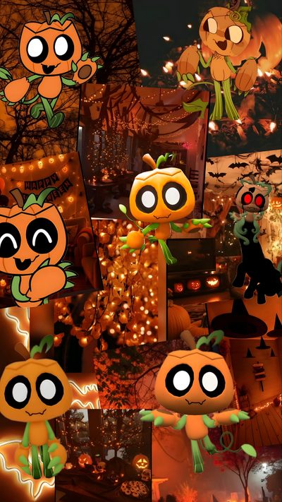 many pumpkins and jack - o'- lanterns are on display in the dark Halloween Dandys World Date Night Games, Orange Candle, The Way I Feel, Wicked Witch, Funny, saddle brown