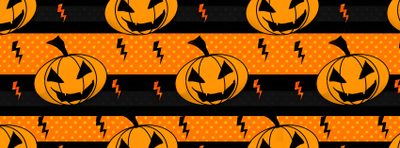 an orange and black background with pumpkins, lightning bolts, and bats on it Halloween Fb Happy Halloween Facebook Cover, Facebook Cover Photos Halloween, Halloween Facebook Banner, dark orange