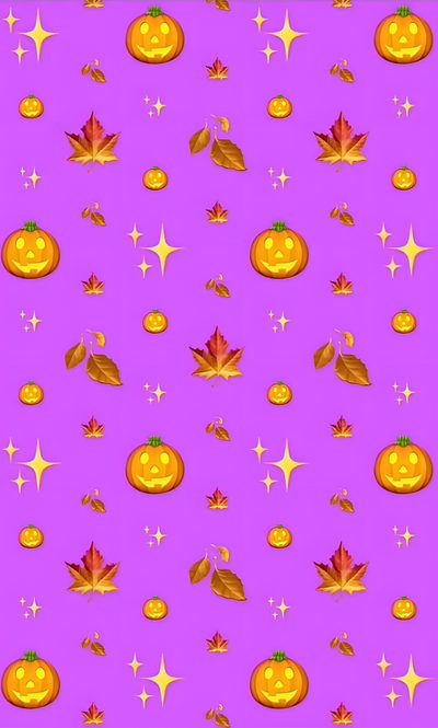 a purple background with pumpkins and stars Halloween Emoji Purple Thanksgiving, Purple Pumpkin Iphone, Halloween Emoji Background, orchid