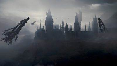 an image of a castle in the fog Hogwarts Halloween Desktop Rising Sun Pictures, Hogwarts Quiz, Deathly Hallows Part 1, dark slate gray