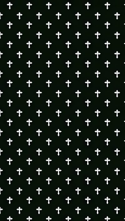 a black background with white crosses on it Halloween Cross Cross Pattern Ideas, Crosses Background, Cross Pattern, Cross Pattern Background, black