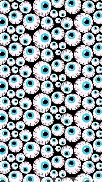 an eyeball pattern with blue and pink colors Eyeball Halloween Halloween Eyeball Repeating Pattern, Creepy Eye Pattern, Black And White Eyeball Background, light steel blue
