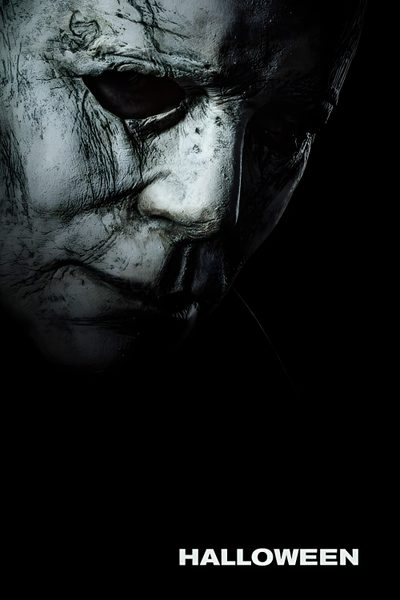 an image of a scary looking man with white paint on his face and hands, in front of a black background Halloween The Movie Halloween 2007, Halloween 2018 Film Poster, Halloween 2018 Michael Myers, black