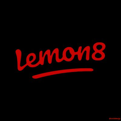 the word lenon8 written in red ink on a black background Lemon8 Halloween Lemon 8 App Icon, Shortcut Icon, App Anime, Black App, Ios App Icon Design,