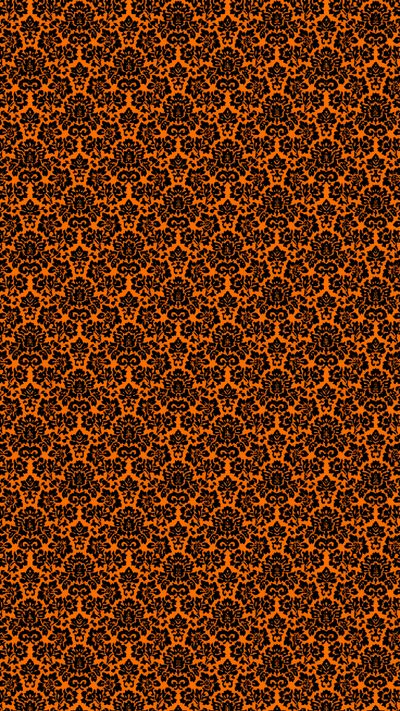 an orange and black background with circles Halloween Trellis Ikat Custom Leopard Pattern Background Hd, Halloween Orange Background, Orange And Black Damask Background,