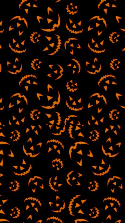 an orange and black background with pumpkins in the shape of jack - o'- lanterns Halloween Orange And Black Halloween Iphone, Halloween, October, Pumpkin, Halloween Backgrounds,