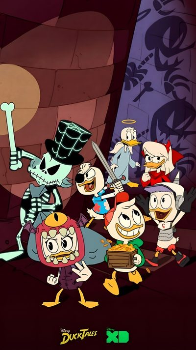 an animated game with cartoon characters on the screen Ducktales Ghosts Of Halloween Ducktales 4k, Ducktales Halloween, Ducktales Iphone, Ducktales, dark slate gray