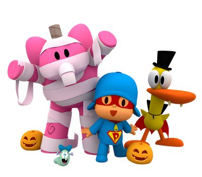 several cartoon characters standing next to each other Pocoyo Halloween Pocoyo Halloween Png, Pocoyo Halloween, Pocoyo Cartoon Png, Pocoyo Fall, white smoke