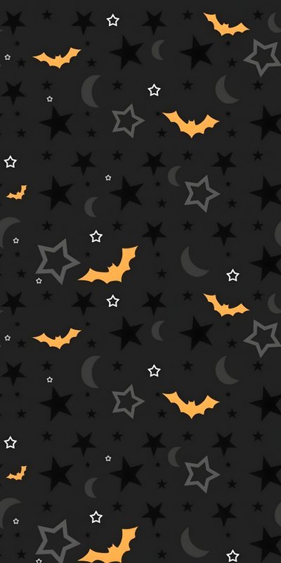 bats and stars on a black background Halloween Bat Iphone Halloween Iphone Backgrounds, Halloween Backgrounds, Halloween Cute, Emo, black