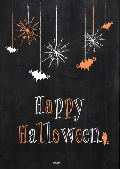 a chalkboard with halloween decorations hanging from it Halloween Chalkboard Halloween Chalkboard Ideas Easy, October Blackboard Ideas, October Chalkboard Art, dark slate gray