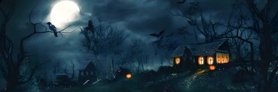 a house on a hill at night with the moon in the sky and bats flying over it Halloween Facebook Cover Scary Halloween Backgrounds, Free Halloween, Sf, Halloween Desktop, dark slate gray