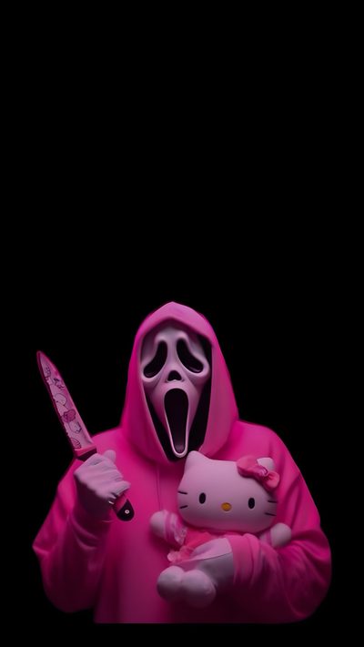 Ghost Face Wallpaper Aesthetic, Halloween Wallpaper Iphone Backgrounds, Halloween Wallpaper Cute, Instagram Emoji, Scream Movie, Thanksgiving Theme, Halloween Wallpaper Iphone, Pink Posters, Ghost Faces Pink Halloween Ghostface Ghost Face Aesthetic, Halloween Iphone Backgrounds, Halloween Cute, black