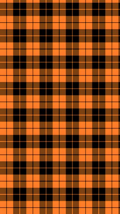 an orange and black plaid pattern Halloween Checkered Halloween Theme Background, Halloween Scrapbook Background, Halloween Aesthetic Background, saddle brown