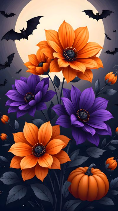 Lock Screen Backgrounds, Fall Background, Holiday Wallpaper, Halloween Backgrounds, Background Pictures, Halloween Wallpaper, Cellphone Wallpaper, Great Friends, Halloween Art Halloween Flowers Lock Screen Backgrounds, Fall Background, Holiday, Halloween Backgrounds, dark slate gray