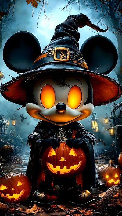 mickey mouse dressed up as a pumpkin for halloween Disney Halloween 2025 Mickey Mouse Halloween, Disney Halloween Pictures, Mickey Halloween, dark slate gray