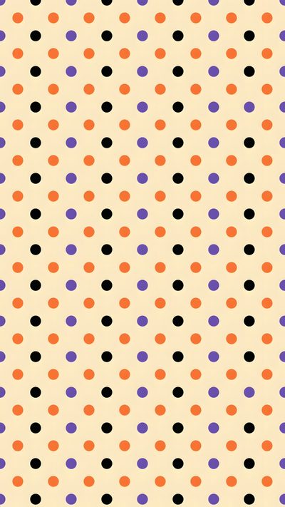 an orange, blue and black polka dot pattern Halloween Polka Dot Halloween Background Scrapbook Texture, Pattern, Halloween Polka Dot Scrapbook Paper, bisque