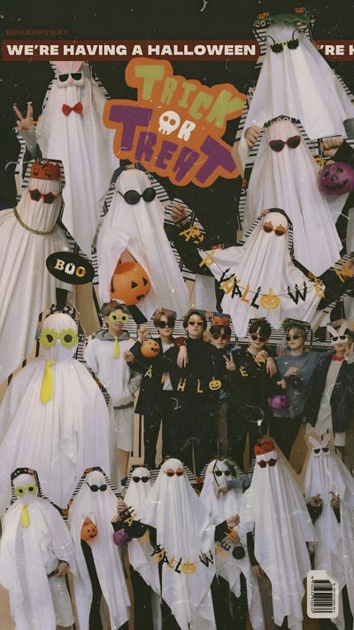 a group of people dressed up in halloween costumes Seventeen Halloween Bts Fall, Jungkook Halloween, K Pop Halloween, Seventeen Halloween, Bt21 Halloween, gray