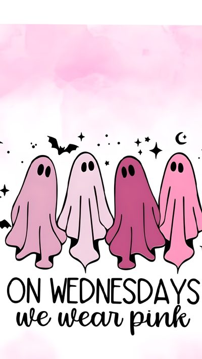 #Ghosts Wear Pink, Mean Girls Phone Wallpaper, Mean Girls, Phone Wallpaper, Halloween, Pink Mean Girls Halloween Wear Pink, Mean Girls Phone, Mean Girls, Phone, Halloween, Pink, lavender blush