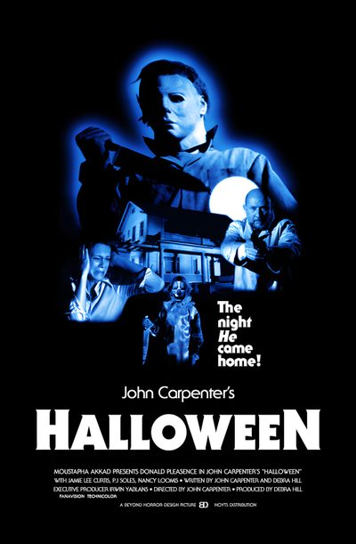 the movie poster for halloween starring john capper's character from the film, Halloween 1978 Iphone Halloween Resurrection Poster, Halloween 1978, Halloween Ii, black