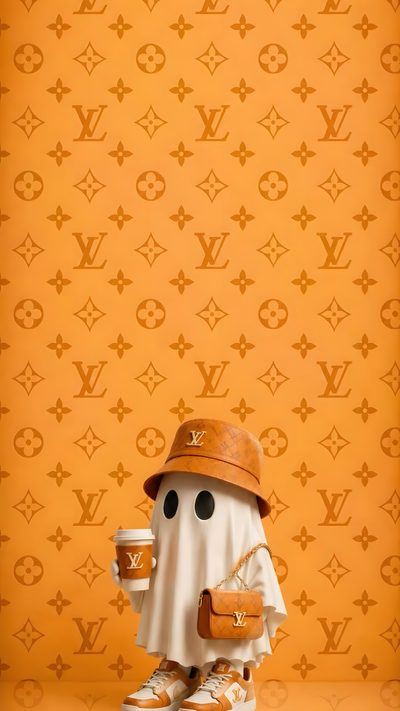A stylish ghost exploring the world of luxury fashion. From Hermès orange and Prada black to Tiffany blue and Fendi brown, each wallpaper combines cute character design with elegant brand-inspired aesthetics. Perfect for fashion lovers, luxury enthusiasts, and aesthetic wallpaper collectors.  #LuxuryWallpaper #GhostAesthetic #FashionWallpaper #DesignerInspired #HermesStyle #PradaStyle #BurberryStyle #TiffanyAndCoStyle #YSLStyle #FendiStyle #CuteWallpaper #AestheticWallpaper Cake Wallpaper, Lip Wallpaper, Hermes Style, Hermes Orange, Deep Art, Fashion Wallpaper, Elegant Branding, Luxury Wallpaper, Tiffany And Co Louis Vuitton Halloween Iphone Cake, Lip, Hermes Style, Hermes Orange, Deep Art, Fashion, goldenrod