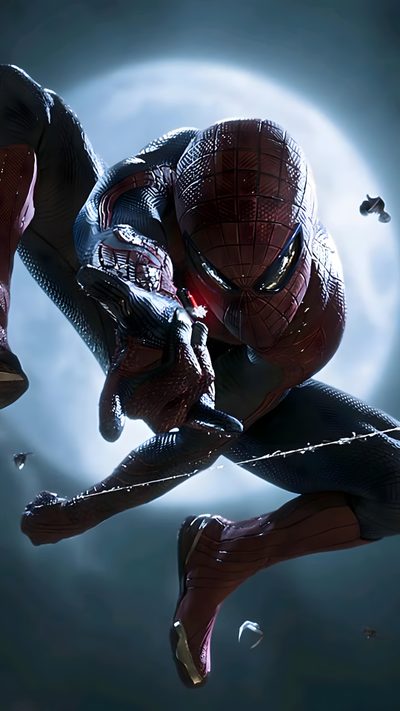 the amazing spider - man is flying through the air in front of a full moon Spiderman Halloween 4k Iphone Spicy Ginger Soup Ingredients, Shredded Carrot Soup, How To Make Carrot Ginger Soup, dark slate gray