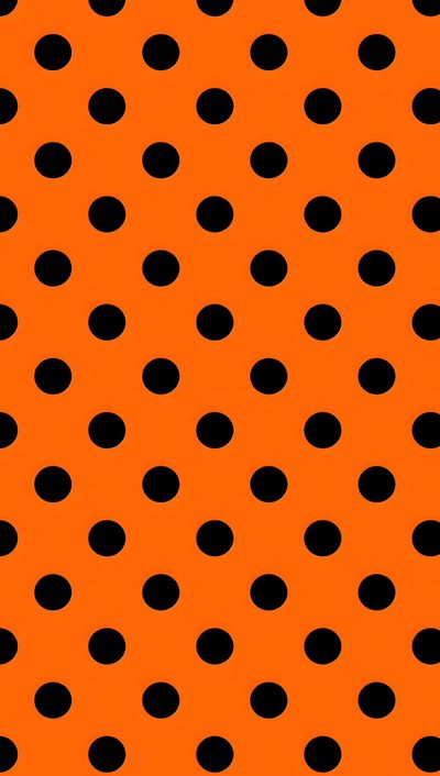 an orange and black polka dot pattern with small dots on the bottom half of it Halloween Polka Dot Orange Dotted Pattern Background, Orange And Black Spotted Pattern, Orange With Black Dots, orange red