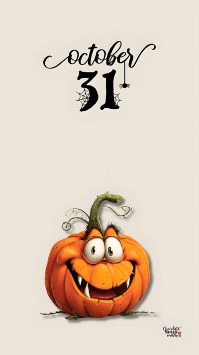 an orange pumpkin with the words october 31 on it Funny Halloween Pumpkin Image Halloween, Halloween Cards Handmade, Halloween Rocks, gainsboro