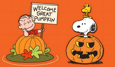 a charlie brown pumpkin with a sign that says welcome great pumpkin on it and a cartoon snoop Charlie Brown Halloween Desktop Snoopy Fall For Pc, Charlie Brown Halloween Desktop, Snoopy Halloween Computer, chocolate
