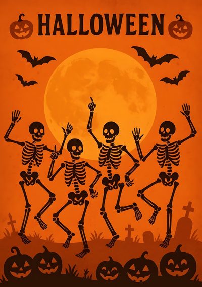 Dancing skeletons under moonlight | free image by rawpixel.com / Tung Spooky Skeleton Dancing, Halloween Party Design, Halloween Skeleton Dance, Pumpkin Illustration, Night Illustration, Spooky Halloween Party, Happy Halloween Dancing Skeleton, Dancing Skeleton Illustration, Spooky Skeleton Dance Halloween Dancing Skeleton Spooky Skeleton Dancing, Halloween Party Design, Halloween Skeleton Dance, chocolate