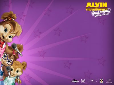 the chipmuns wallpaper is purple and has stars on it, as well as two microphones Alvin And The Chipmunks Halloween Alvin And The Chipmunks Green Background, Chipmunks Invitations, Alvinnn And The Chipmunks Free, dark slate blue