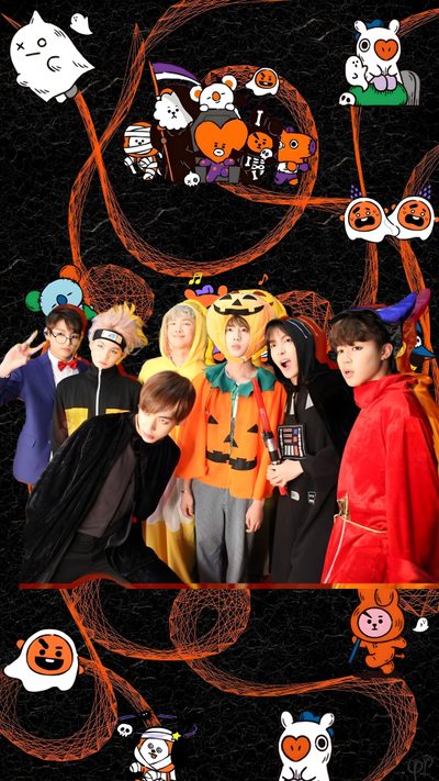 group of people dressed up in halloween costumes Bts Halloween Bts, Snow White, Disney Princess, Disney Characters, Fictional Characters, black